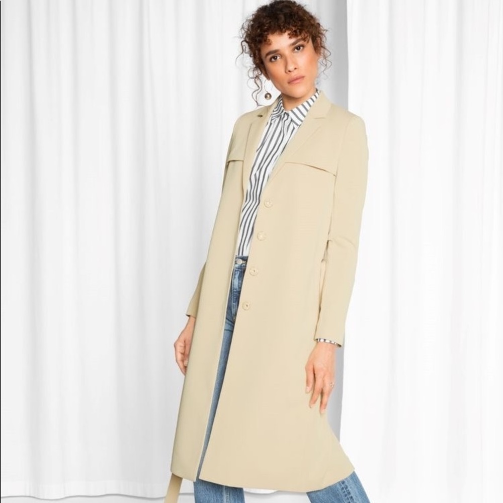 Chic Cream Duster Jacket